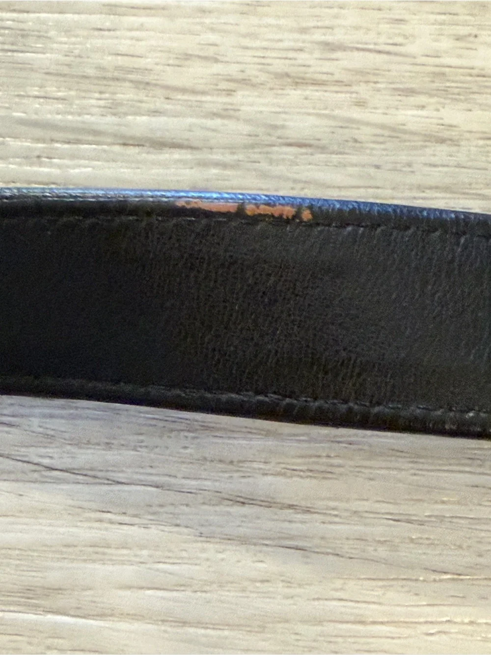 Coach Vintage Black Leather Belt Brass Buckle New York USA Made Large 36 Women’s